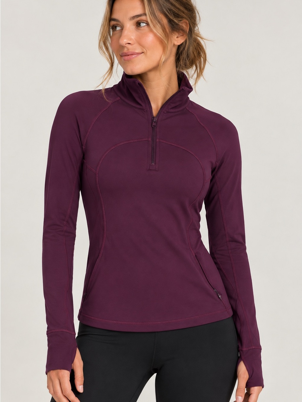 Lululemon First Mile 1/2 Zip Pullover